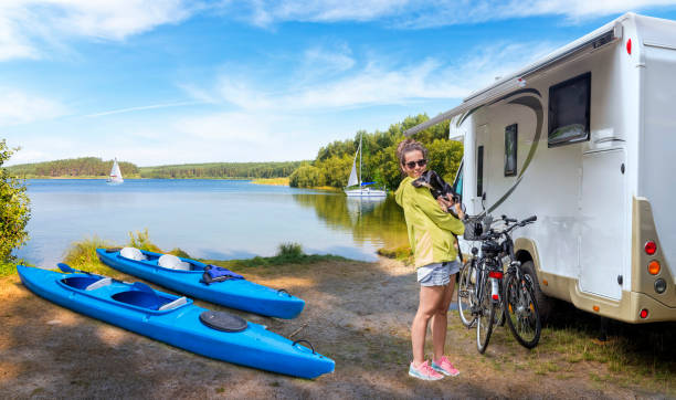 istock Holidays in Poland - active rest by the lake 1369112421