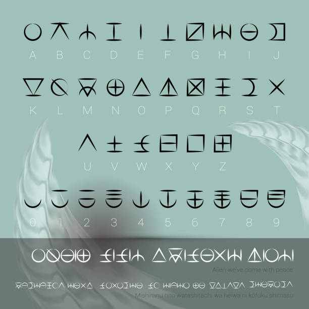 Random Alien Writing 1,400+ Alien Alphabet Stock Illustrations, Royalty-Free Vector Graphics ...
