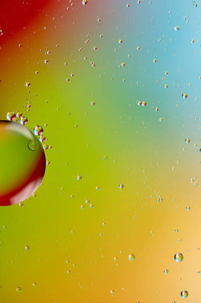 istock Macro oil and water multi colored abstract background 1369130053