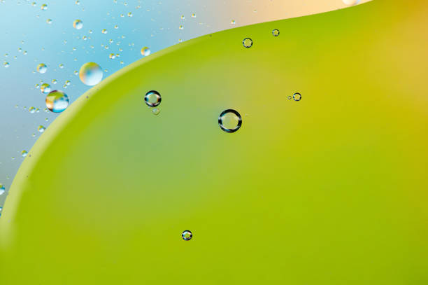 istock Macro oil and water multi colored abstract background 1369130056