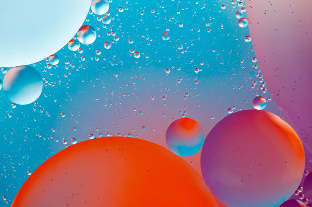 istock Macro oil and water multi colored abstract background 1369130096