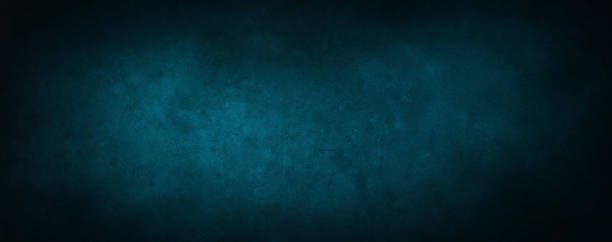 istock Elegant Masonry Wall Serious Elegant Blue with Black Colors Banner Background Wallpaper Rough Concept 1369131649