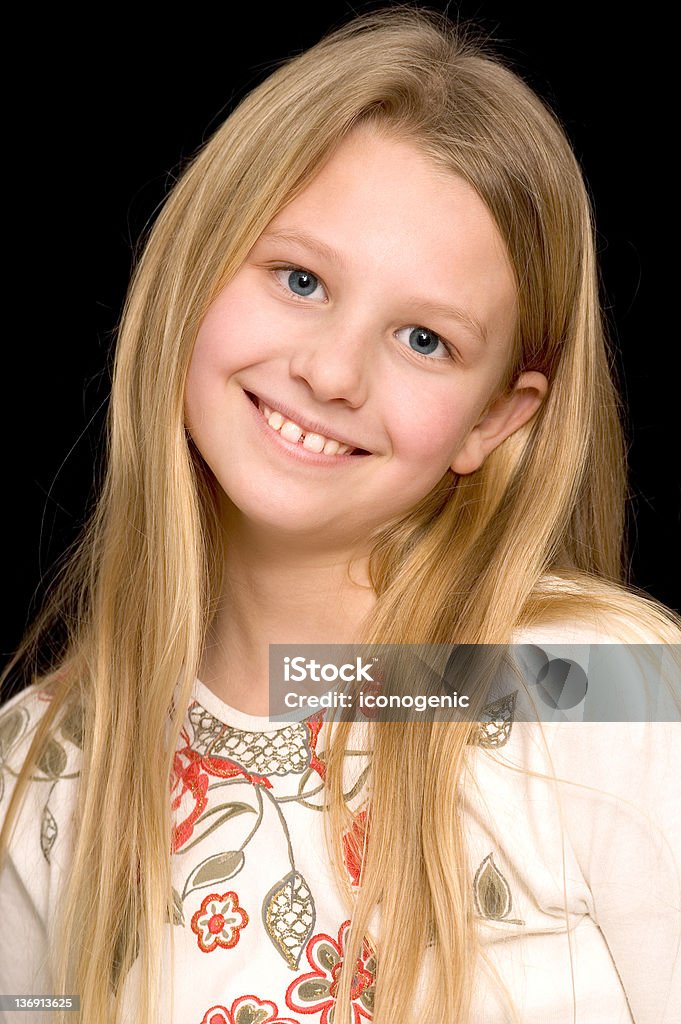 Szczęśliwy Uśmiech dziecka - Zbiór zdjęć royalty-free (Blond włosy)