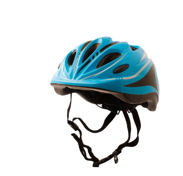istock children's bicycle helmet. isolated on white background. 1369144478