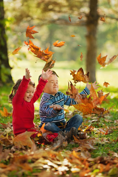 istock Autumn fun in the park 1369149167