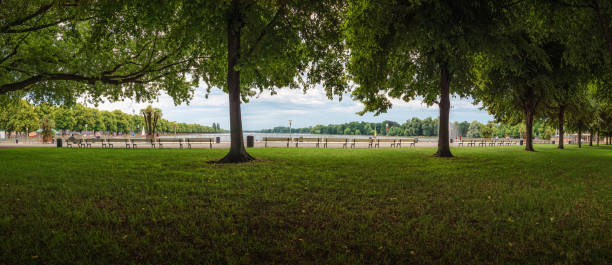 istock Under the trees on Maschsee in Hannover on a day in summer 1369151003