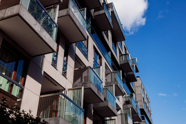 istock Facade of a modern apartment building 1369151256