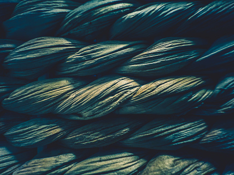 Light wood fibers braided as texture or background.