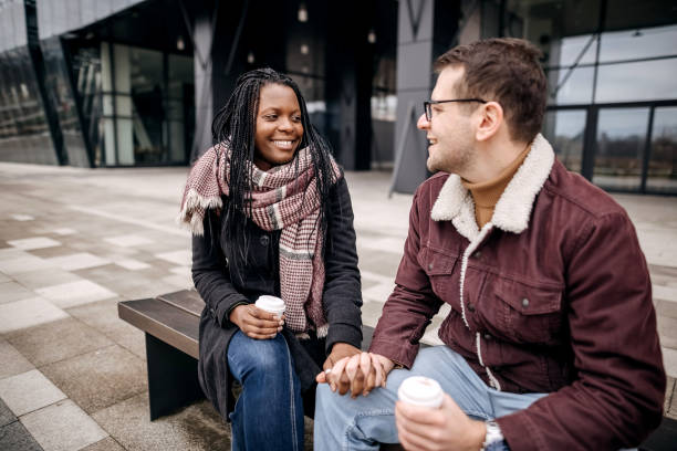 istock Cute couple in love 1369155943