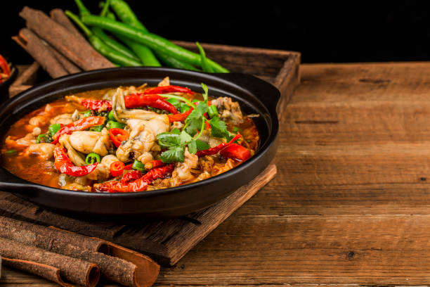 istock Chinese Sichuan specialties spicy beef frog 1369159371