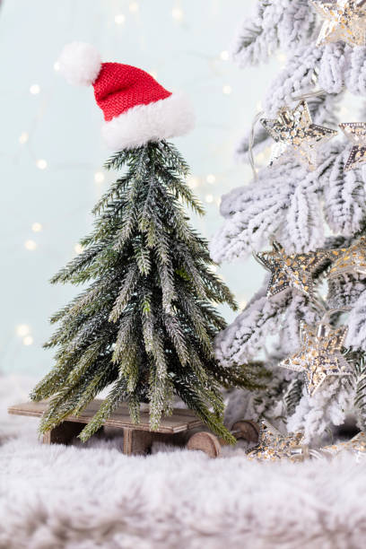 istock Christmas and newyear cozy decoration, bokeh background. 1369160497
