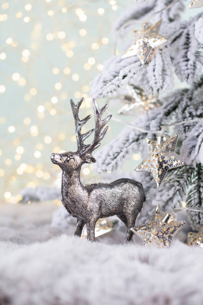 istock Christmas and newyear cozy decoration, bokeh background. 1369160570