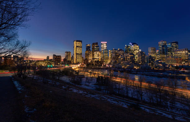 istock Urban Calgary Glowing At Dawn 1369165702