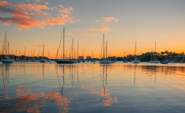 istock sunset marina coconut grove beautiful colors 1369165761
