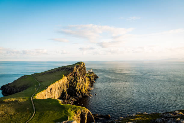 istock lighthouse seen in the distance 1369165850
