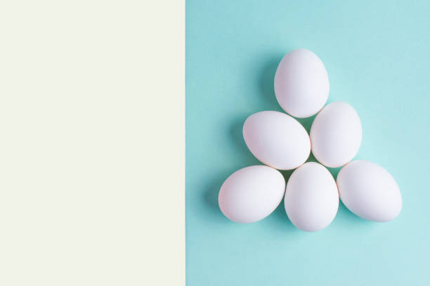 istock white chicken eggs are grouped on the background 1369171511