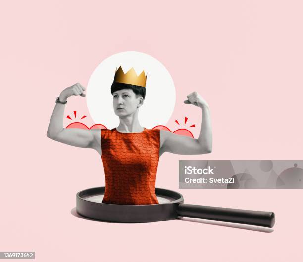 Searching For Unique Personalities Art Collage Stock Photo - Download Image Now - Composite Image, Modern Art, Queen - Royal Person
