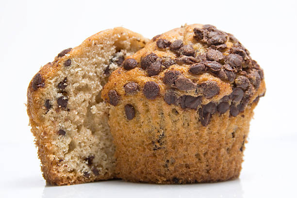 Muffin half stock photo