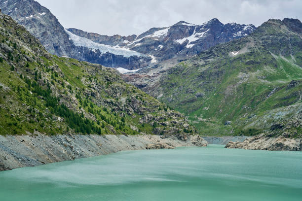 istock Alpine Dam in Italy 1369175182