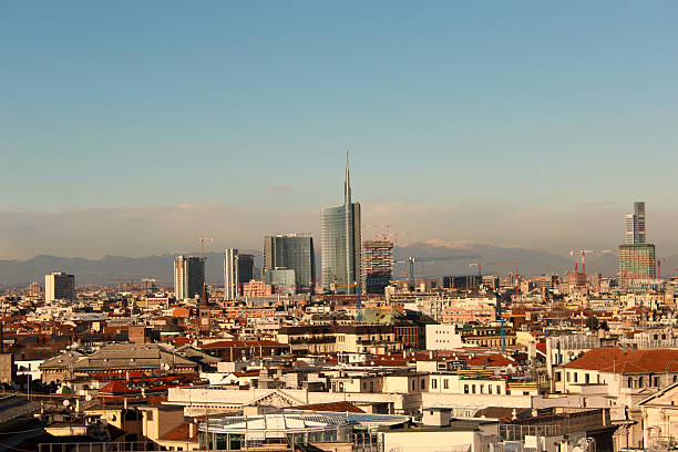 istock Expo 2015 Milan skyline 136917545