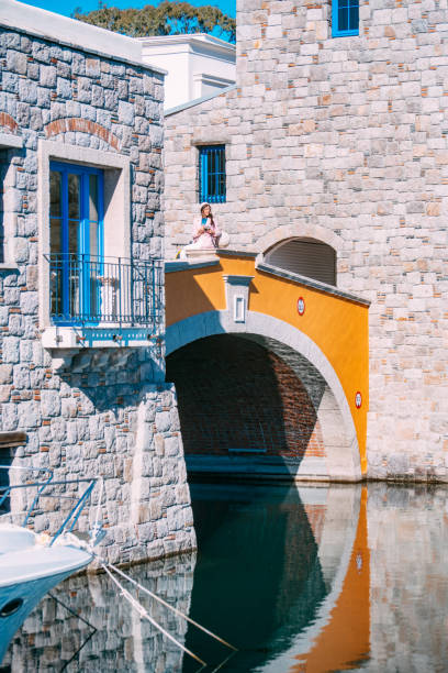 istock Blogger Woman Exploring the Old Town 1369189406