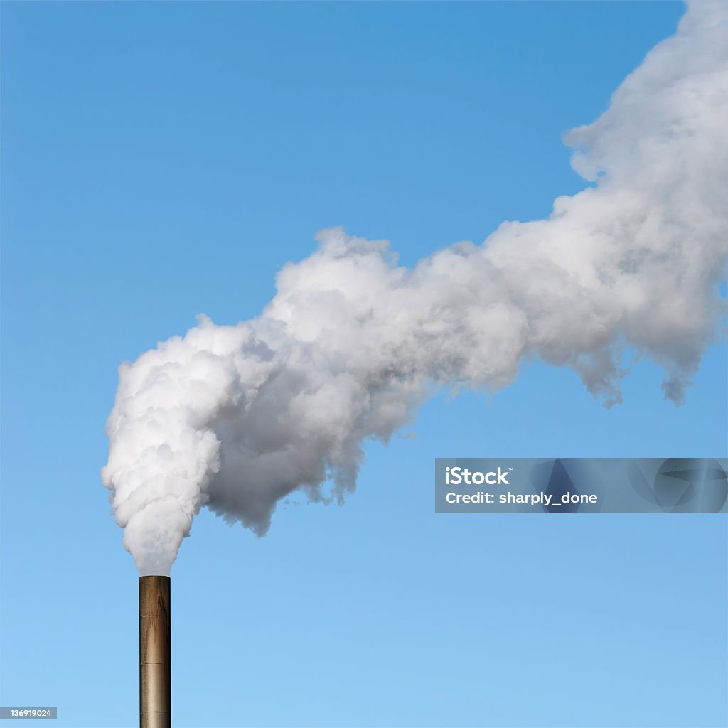 XL poluição atmosférica - Foto de stock de Chaminé royalty-free