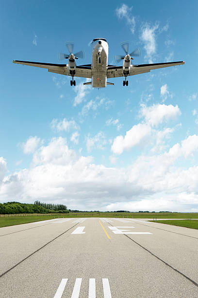 istock XXL propeller airplane landing 136919221