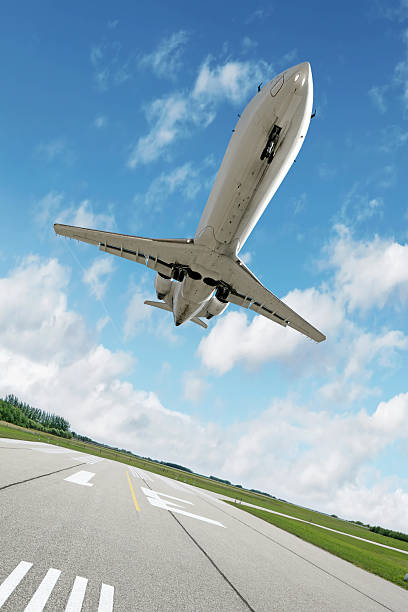 istock corporate jet airplane landing 136919238