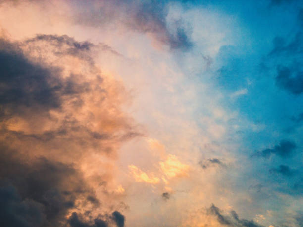 istock Beautiful, colorful and dramatic clouds. 1369196282