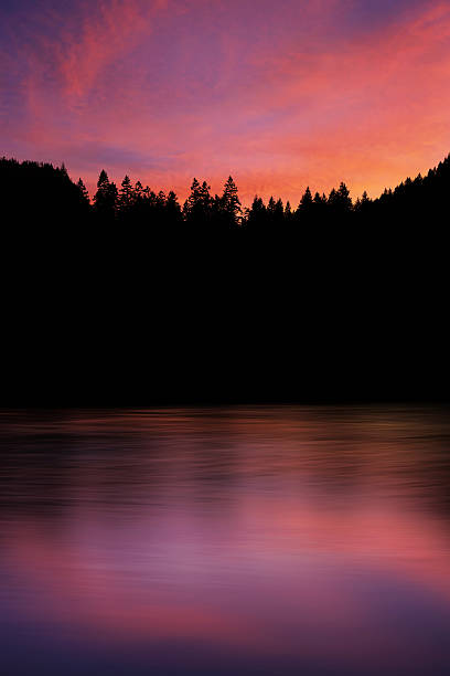 istock XXXL forest and lake sunset 136919928