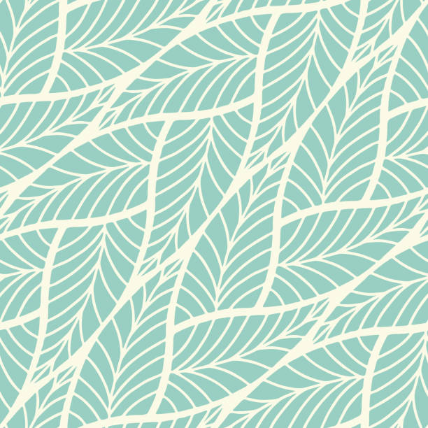 bezszwowy kwiatowy wzór wektorowy - elementy z pętlą stock illustrations