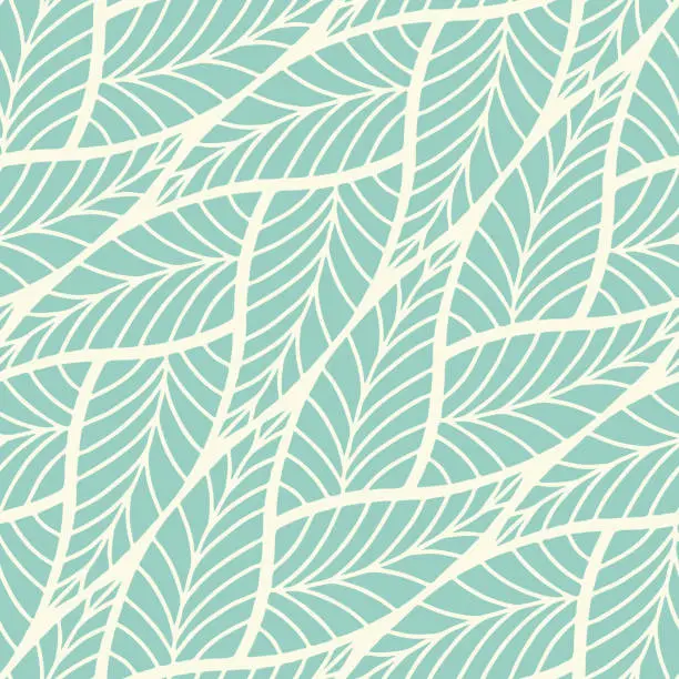 Vector illustration of Seamless Floral Vector Pattern