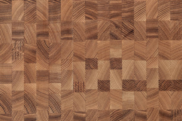 istock Wooden texture with a beautiful geometric pattern. Background of squares, rectangles and stripes. 1369203682