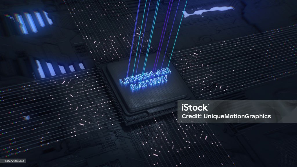 Future 3d Computer Plug In Module Concept Lithiumair Batterydigital Futuristic Textadvanced Technology Concept ...