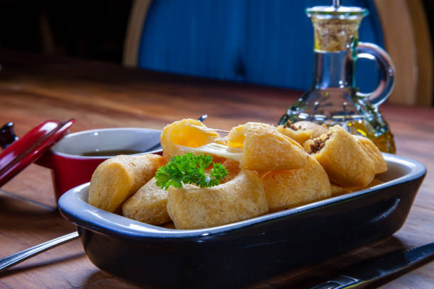 istock Pastel, Brazilian snack 1369204554