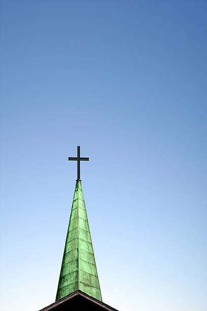 istock XXL cross and steeple 136920567