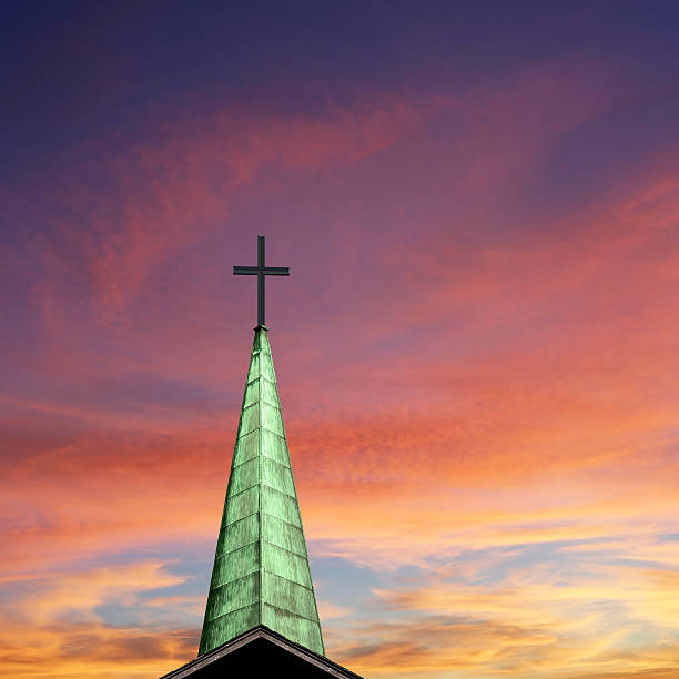 istock XXL cross and steeple 136920581