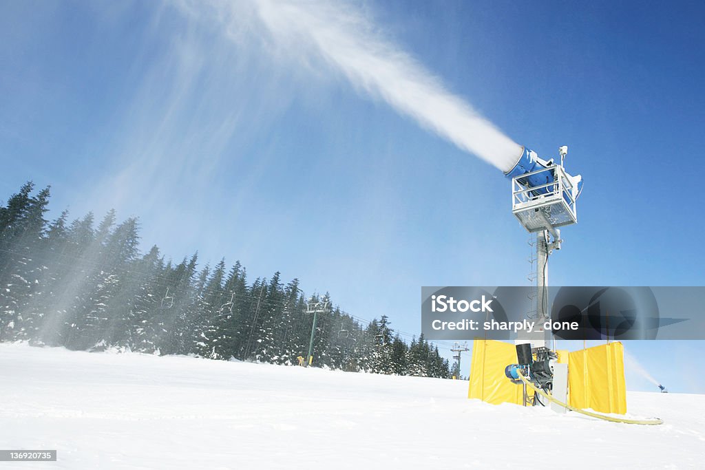 XL Schnee, Kaffeemaschine - Lizenzfrei Kunstschnee Stock-Foto