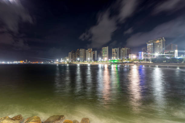 istock Fortaleza city skyline at night 1369208573