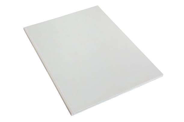 istock blank white brochure or magazine cover 136921123