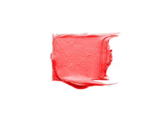 istock Colorful makeup texture isolated on white background. 1369211262