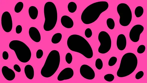 Vector illustration of Dotted animal print. Vector illustration for posters and banners.