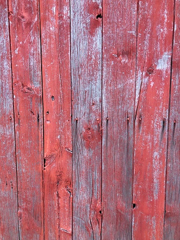 Rustic Weathered Red Barn Wood Texture Background