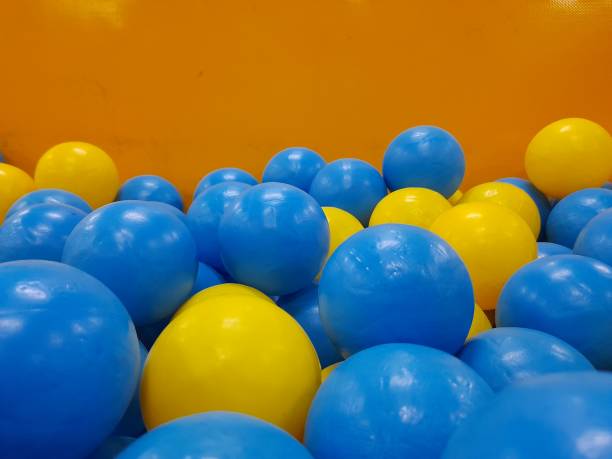istock small blue and yellow plastic ball 1369237934
