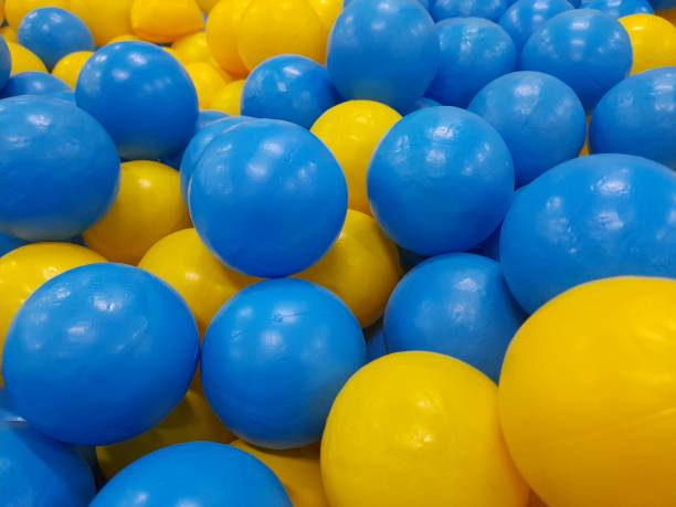 istock small blue and yellow plastic ball 1369237978