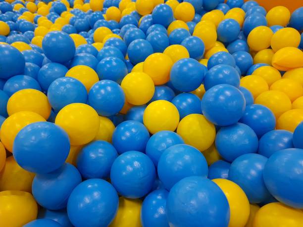 istock small blue and yellow plastic ball 1369238002