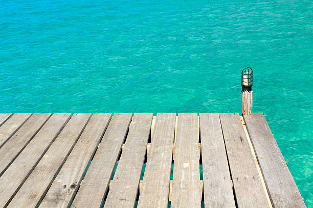 istock Bridge in a turquoise seascape 136924967