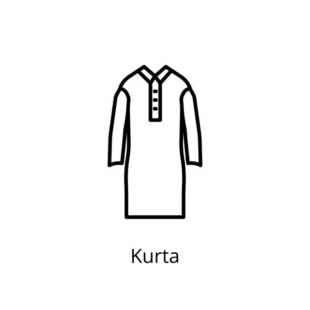 Kurta icon in vector. Logotype Kurta icon in vector. Logotype Kurta stock illustrations