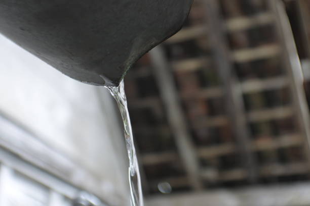 istock rainwater pours out of the gutters 1369252763