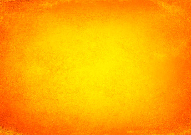 Watercolor Background with Orange Grunge Effect